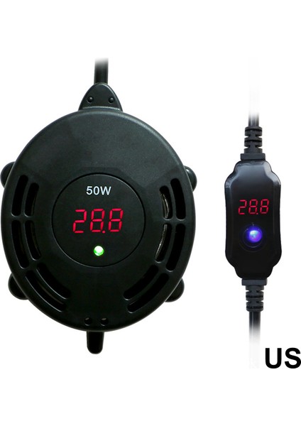 Abd Fiş Stili 50W Dijital Akvaryum Isıtıcı ℃ Elektrikli Isıtma Çubuğu Isıtıcı Otomatik Sabit Sıcaklık Için Balık Tankı Kaplumbağa Tankı Isıtma (Yurt Dışından)