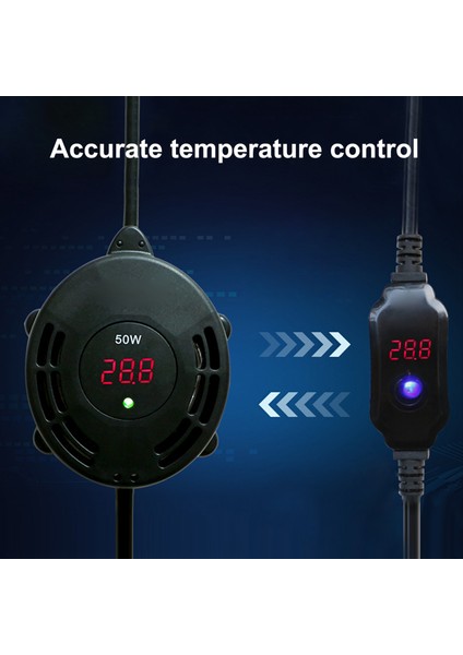 Abd Fiş Stili 50W Dijital Akvaryum Isıtıcı ℃ Elektrikli Isıtma Çubuğu Isıtıcı Otomatik Sabit Sıcaklık Için Balık Tankı Kaplumbağa Tankı Isıtma (Yurt Dışından) fırsatları