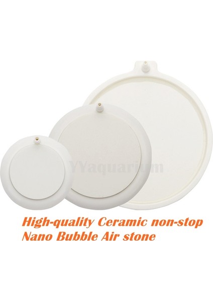 Çap 70MM N50 Stili S Beden Balık Tankı Nano Kabarcık Hava Taşı Akvaryum Süper Ince Yüksek Çözünmüş Oksijen Nanoscale Seramik Hava Diski Nano Tabak Çapı cm (Yurt Dışından) modelleri