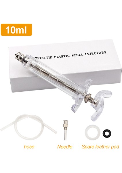 10 ml ve Iğne Stili ml Ayarlanabilir Papağan Besleme Şırınga Iğne ve Hortum Yavru Kuş Besleme El ile Beslenen Göğüs Yemleri Kuş Malzemeleri (Yurt Dışından)
