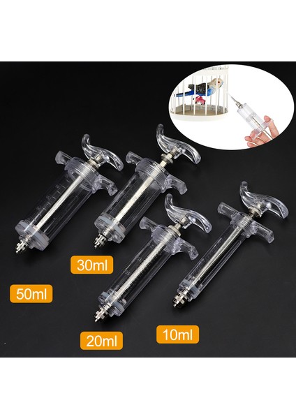 10 ml ve Iğne Stili ml Ayarlanabilir Papağan Besleme Şırınga Iğne ve Hortum Yavru Kuş Besleme El ile Beslenen Göğüs Yemleri Kuş Malzemeleri (Yurt Dışından)