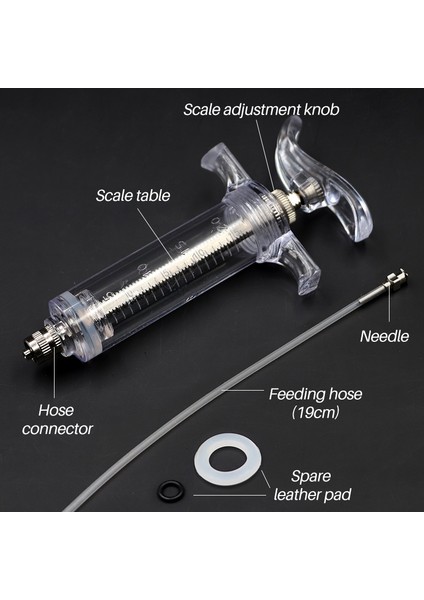 10 ml ve Iğne Stili ml Ayarlanabilir Papağan Besleme Şırınga Iğne ve Hortum Yavru Kuş Besleme El ile Beslenen Göğüs Yemleri Kuş Malzemeleri (Yurt Dışından)