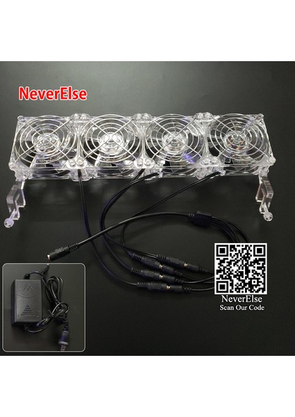 1 Hayran Stili Au Fiş Adaptörü 100V~240V Şeffaf Soğutma Fanları Mini Nano Klipsli Akvaryum Su Bitkisi Balık Tankı Fanı Suyun Sıcaklığını Düşürme Kontrolü Sessiz (Yurt Dışından)