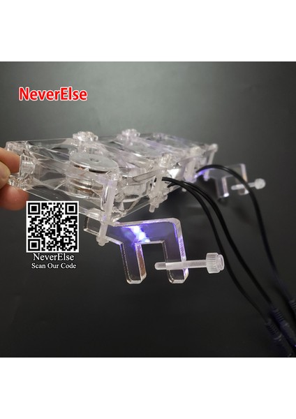 1 Hayran Stili Au Fiş Adaptörü 100V~240V Şeffaf Soğutma Fanları Mini Nano Klipsli Akvaryum Su Bitkisi Balık Tankı Fanı Suyun Sıcaklığını Düşürme Kontrolü Sessiz (Yurt Dışından)