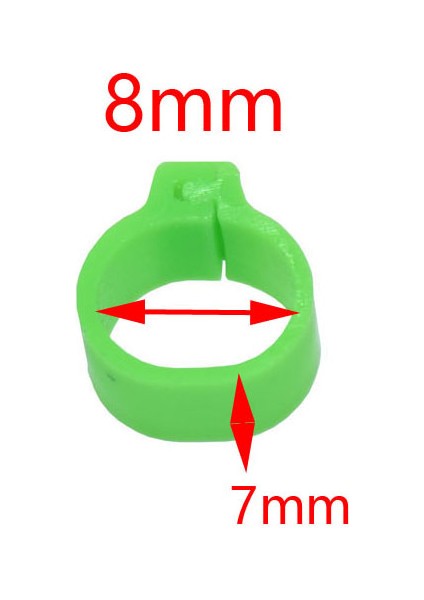 Yeşil Stil Güvercin Halkaları 8mm Bıçaklı Tanımlama Halkası Açılış Güvercin Halkası Renk Güvercin Ayak Halkası Güvercin Malzemeleri (Yurt Dışından) modelleri