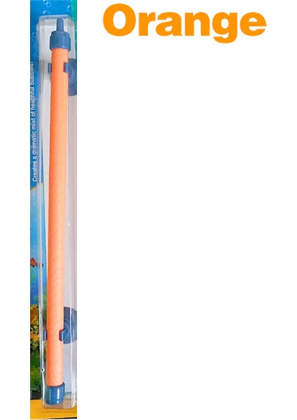 Turuncu Tarzı 28 Inç (71 Cm) 6 Boyutlu 6 Renkli Balık Tankı Akvaryum Hava Taşı Balon Duvarı Havalandırma Tüpü Oksijen Pompası Difüzör Yüksek Verimlilik (Yurt Dışından)