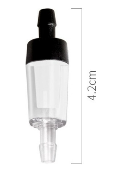 Siyah Stil 5 Adet Tek Yönlü Kontrol Valf Oksijen Pompası Kontrol Valfi Oksijen Pompası Akvaryum Aksesuarları ve Ekipmanları (Yurt Dışından)