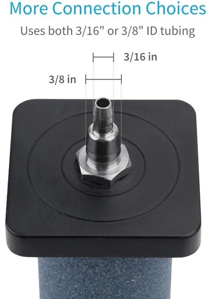 ASC-887 Stili Akvaryum Balık Tankı Oksijen Pompası Hidroponik Sistemler Için Hava Taşı Silindir Balon Diffüzör Airstone (Yurt Dışından)