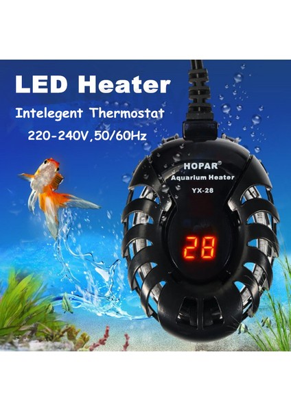 Tek Parça Isıtıcı Tarzı K-50 25W 25W 50W 75W 100W Akvaryum Isıtıcı Elektrikli Isıtma Çubukları Dijital Sıcaklık Kontrol Cihazı Balık Tankı Kaplumbağa Tankı Isıtıcı (Yurt Dışından) fiyatları