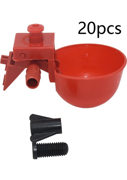 20 Adet Tarzı M Beden 10 Adet Tavuk Su Kabı Horozlar Bıldırcın Kuşları Içme Kapları Tavuk Pişirme Memesi Içme Aparatları Kümes Hayvan Malzemeleri (Yurt Dışından)