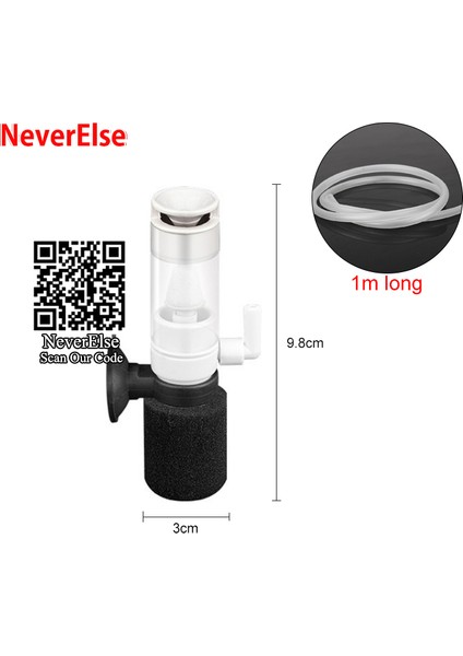 3x9.8cm Stili Resim Olarak Süper Sessiz Balık Tankı Küçük Pnömatik Siyah Filtre Aksesuarları Akvaryum Biyokimyasal Sünger Köşe Filtresi Aracı Hava Pompası ile Kullanım Için (Yurt Dışından)