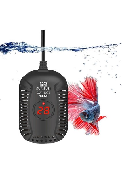 GW-100B Stili Dijital Akvaryum Isıtıcı Balık Tankı Daldırılabilir Elektrikli Isıtma Çubukları Kaplumbağa Tankı Sıcaklık Kontrol Cihazı Içinde Stick (Yurt Dışından) fiyatları