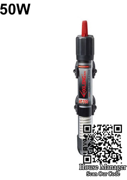 50W 20CM Tarzı Au Fiş Adaptörü 25~300W Akvaryum Cam Isıtıcı Isıtma Çubuğu Dalgasız Ayarlanabilir Sıcaklık Kontrol Cihazı Balık Tankı Için Su Isıtmak (Yurt Dışından)