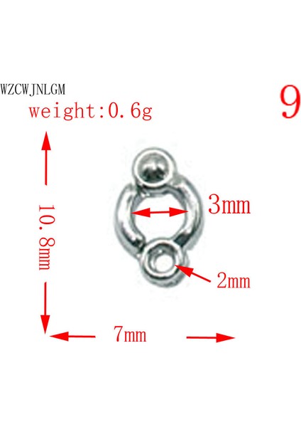 3mm Tarzı Kaplumbağa Ayağı Yüzük Kuş Yüzüğü Açık Ayak Yüzüğü Aksesuarları Güvercin Malzemeleri (Yurt Dışından)