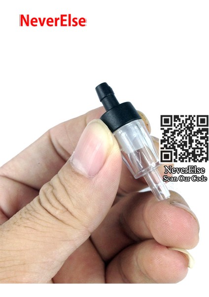 Resim Stili Olarak S Beden 20 Parça Tek Yönlü Hava Pompası Su Durdurma Akvaryum Balık Tankı Akvaryum Hava Pompası Parçaları Oksijen Koşullama 4mm Su Durma Hortumu Kontrolü (Yurt Dışından)