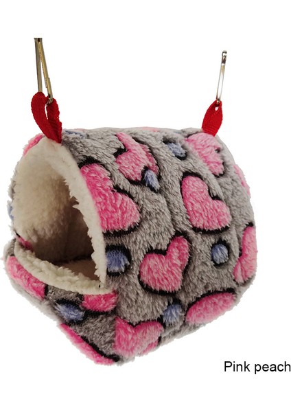 Mor Kalp Stili 14X12CM Hamster Altın Ipek Ayı Pamuk Yuva Bal Çantası Uçan Yatak Çantası Papağan Şeytan Sincap Mini Kirpi Peluş Yumuşak Sıcak Yuva (Yurt Dışından)