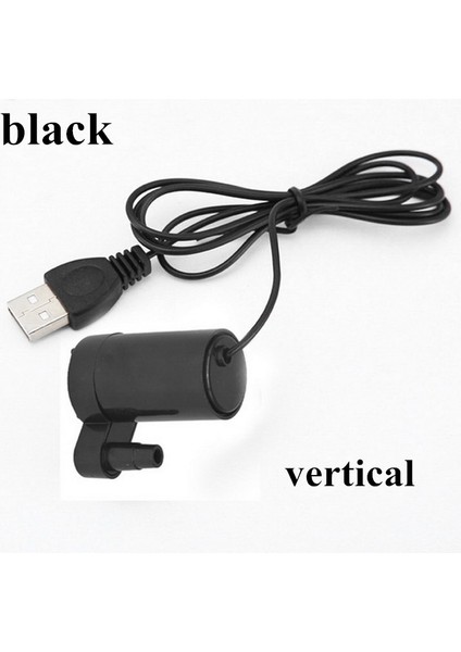 Stil B-Siyah Stili 7 Renkli 5VDC Taşınabilir Akvaryum Tankı Aksesuarları Ultra Sessiz USB Filtre Hava Kompresörü Oksijen Pompası Balıkçılık Ekipmanı Arayüz Kablosu (Yurt Dışından)