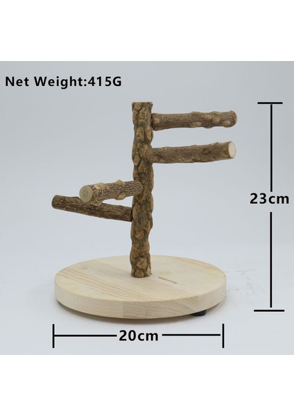 Tip2 Stili Doğal Ahşap Papağan Oyun Alanı Kuş Salıncak Tırmanma Asma Merdiven Köprü Ağaç Muhabbet Kuşu Oyun Parkı Kuş Oturma Direkleri (Yurt Dışından)