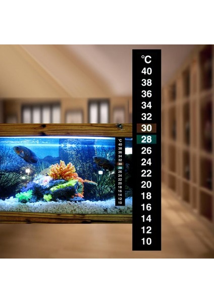 1 Bilgisayar Stili Resim Olarak Taşınabilir Akvaryum Termometresi Çift Ölçekli Balık Tankı Sıvı Sıcaklık Test Cihazı Sticker Celsius Sayısal LCD Ekran Yapışkan Şerit (Yurt Dışından) indirimleri