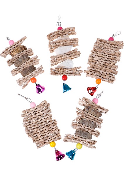 B Tarzı Renkli Papağan Oyuncakları Doğal Ahşap Evcil Kuş Papağan Oyuncakları Büyük Papağanlar Için (Yurt Dışından) modelleri