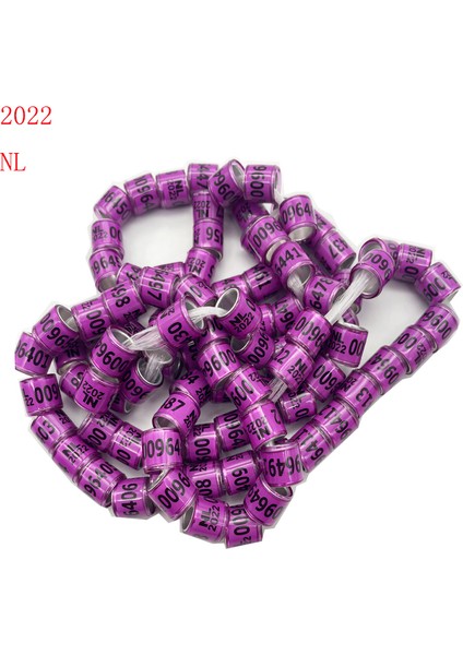 Nl Stili M Beden Çok Renkli Güvercin Ayak Halkası ile Kelime Küpeler Dayanıklı Kuş Halkası Yarış Güvercin Ayak Halkası Kuş Araçları (Yurt Dışından)