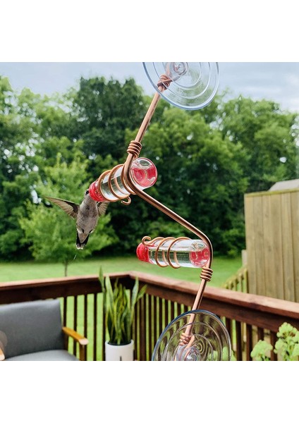 2 Şişe Set Stili Pencere Serçesi Bahçe Dekorasyonu Kuş Su Kabı Pet Malzemeleri (Yurt Dışından) fırsatları