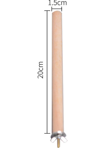 1.5X20CM Tarzı 2021 Yeni Papagan Kafesi Için Arrot Pet Ham Ahşap Askı Standı Oyuncak Ahşap Platform Muhabbet Kuşu Dal Tırabzanları Kuş Aksesuarları (Yurt Dışından)