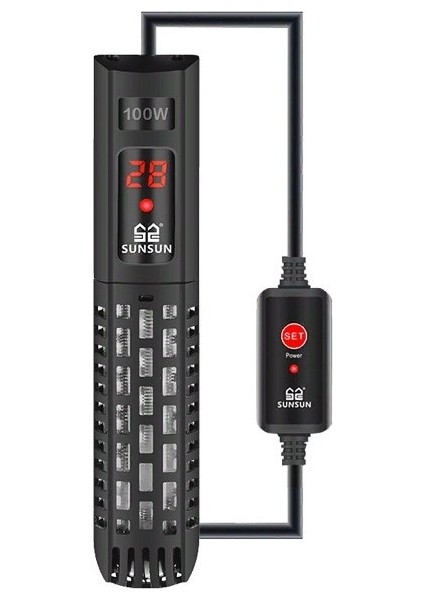 GR50 Stili Köpük Kutu Paketi Sunsun LCD Dijital Ekran Sabit Isıtıcı Ayarlanabilir Isıtma Akvaryum Balık Tankı Için Sıcaklık Kontrolü (Yurt Dışından)