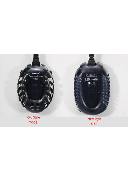 Siyah Stil K-50 100W Akvaryum Isıtıcı Elektrikli Isıtma Çubukları Dijital Sıcaklık Kontrol Cihazı Balık Tankı Kaplumbağa Tankı Isıtıcı (Yurt Dışından)