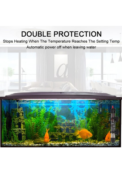 25W Sıcaklık Isıtıcı Çubuk Akvaryum Termostatı Dalgıç Isıtıcı Su Isıtma Ayarlanabilir Avrupa Birliği Balık Tankı (Yurt Dışından) modelleri