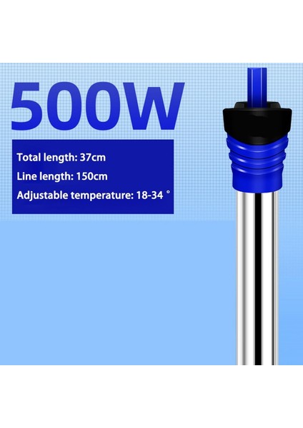Ab Plug4 Stili Yeni Paslanmaz Çelik Ayarlanabilir Akvaryum Isıtıcı Daldırılabilir Termostat Isıtma Çubuğu Balık Tankı (Yurt Dışından)