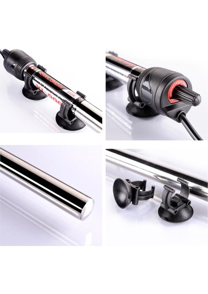 50W Tarzı 220-240V Paslanmaz Çelik Akvaryum Isıtıcı Daldırabilir Balık Tankı Ayarlanabilir Su Sıcaklık Kontrol Cihazı Isıtma Çubukları (Yurt Dışından) fırsatları