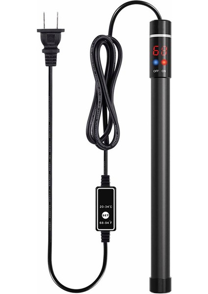 Cam 25W Tarzı Ab Fişi Akvaryum Daldırma Isıtıcı Balık Tankı LCD Ekran Dijital Ayarlanabilir Su Isıtma Çubuğu Sürekli Sıcaklık Kontrolü (Yurt Dışından) fiyatları