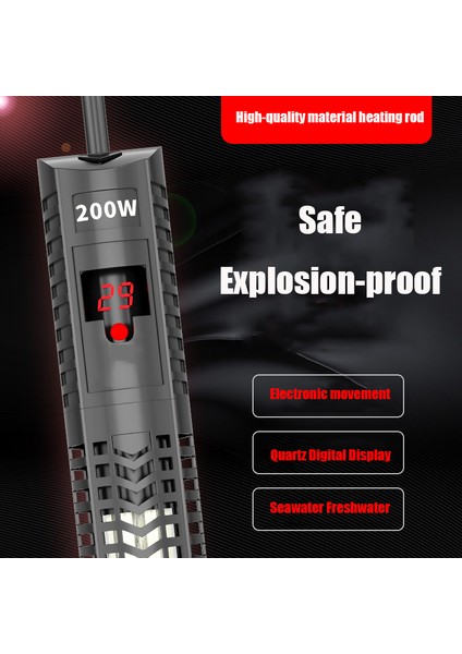 No.3 Tarzı Avrupa Standardı LED Dijital Sıcaklık Kontrollü Akvaryum Isıtıcısı Süzülebilir Balık Tankı Isıtıcısı Süs Tuzlu Veya Tatlı Su Akvaryumları Için (Yurt Dışından) fırsatları