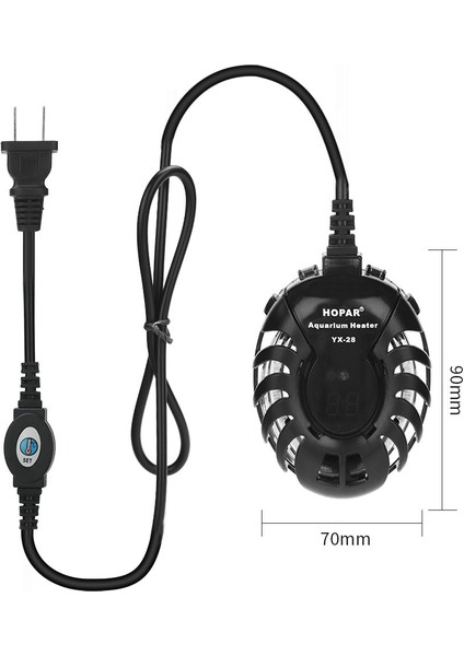 100W Tarzı Au Fişi 220V Akvaryum Isıtıcı Mini Elektrikli Isıtma Çubukları Dijital Sıcaklık Kontrol Cihazı Balık Tankı Kaplumbağa Tankı Isıtıcı 25W 50W 75W 100W (Yurt Dışından) fırsatları