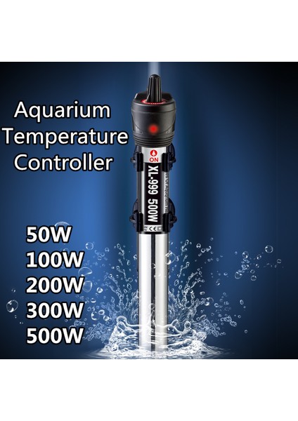 300W Tarzı 220-240V Paslanmaz Çelik Akvaryum Isıtıcı Daldırabilir Balık Tankı Ayarlanabilir Su Sıcaklık Kontrol Cihazı Isıtma Çubukları (Yurt Dışından) fiyatları