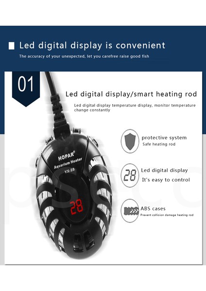 Siyah Stil K-50 75W Akvaryum Isıtıcı Elektrikli Isıtma Çubukları Dijital Sıcaklık Kontrol Cihazı Balık Tankı Kaplumbağa Tankı Isıtıcı (Yurt Dışından) modelleri