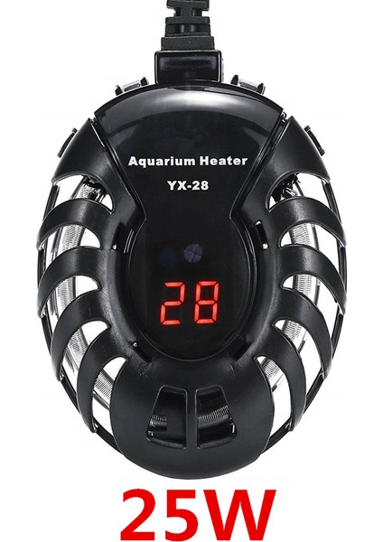25W Tarzı Abd Fişi Dijital Akvaryum Isıtıcı Mini Otomatik Sıcaklık Kontrol Termostat Daldırma Su Isıtma Çubuğu Balık Kaplumbağa Tankı Için 220V (Yurt Dışından)