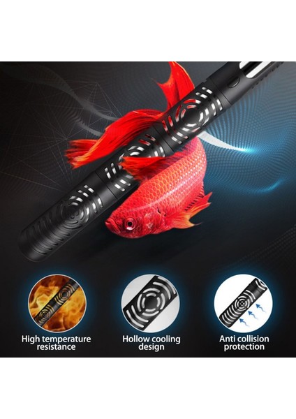 Haşlanma Önleyici Kapak Stili Yeni Paslanmaz Çelik Ayarlanabilir Akvaryum Isıtıcı Daldırılabilir Termostat Isıtma Çubuğu Balık Tankı (Yurt Dışından)