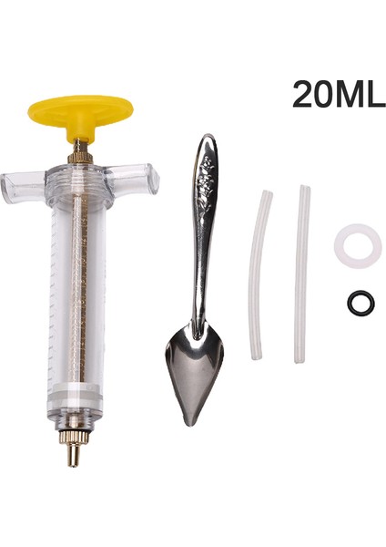 20ML Stili 20ML Papağan Iğnesi Şırınga Hortum Papağan Kuş Yem Şırınga Yüksek Kuş Ders Balkon Şırınga Hortum Iğne (Yurt Dışından)