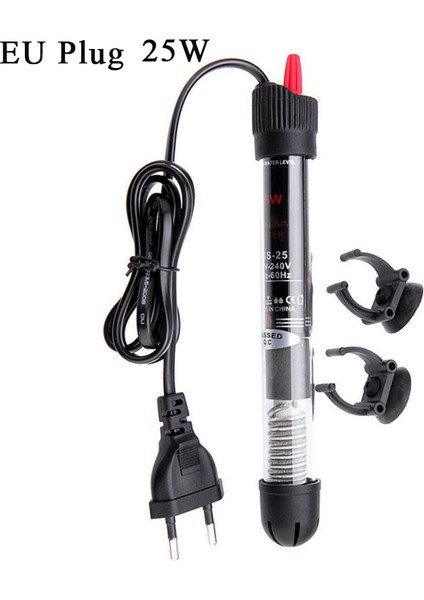 25W 18CM Stili Abd Fişi Akvaryum Daldırma Balık Tankı Otomatik Su Isıtıcı Sabit Sıcaklık Isıtma Çubuğu Ab Fişli 7 (Yurt Dışından)