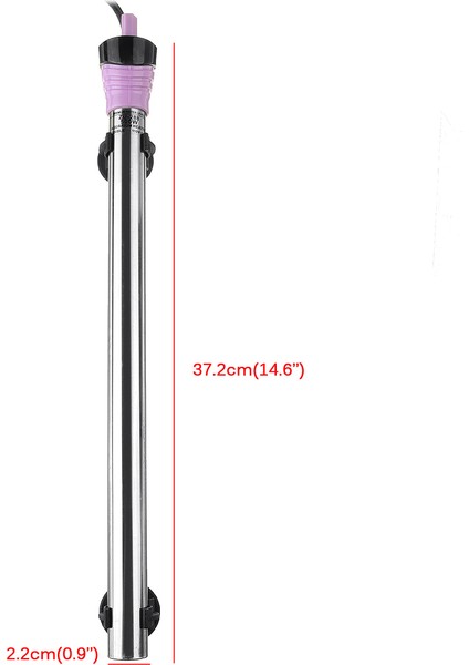 500W Tarzı Ab Fişi 220V Paslanmaz Çelik Akvaryum Isıtıcı Ayarlanabilir Dalgıç Termostat Isıtma Çubuğu 110V 220V Balık Tankı Için (Yurt Dışından)