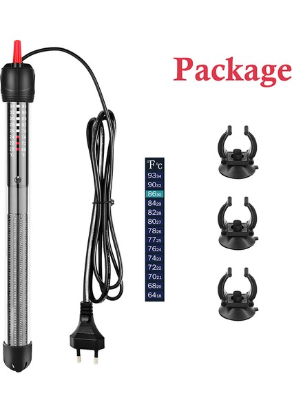 100W Tarzı Ab Fişi 220V Fedour Akvaryum Isıtıcı Patlamaya Dayanıklı Daldırma Cam Isıtıcı Balık Tankı Için Akvaryum Aksesuarları Ul Uk Eu (Yurt Dışından) modelleri