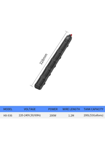 HX936-200W Stili Ingiltere Fişi Akvaryum Isıtıcı Koruyucu Kılıflı Akvaryum Termostat Daldırma Otomatik Isıtıcı Için Akvaryum Balık Tankı Su Isıtma Çubuğu (Yurt Dışından)