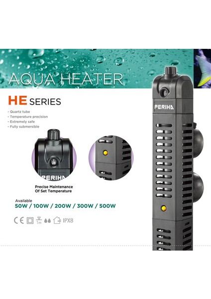 HE-200W Stili Ab Adaptör Fişi En Son Akvaryum Eco Isıtıcı Dijital Ekran Ptc Enerji Tasarrufu ve Güç Tasarrufu Frekans Dönüşümü Balık Tankı Isıtma Çubuğu (Yurt Dışından)