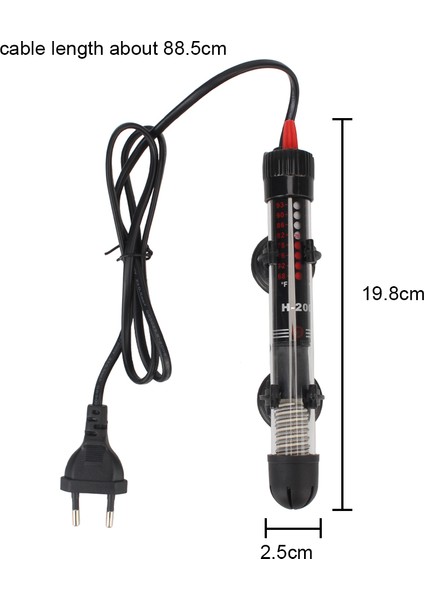 Akvaryum Termostatı Eu 25W Sıcaklık Isıtıcı Çubuk Daldırma Isıtıcı Balık Tankı Su Isıtma (Yurt Dışından) fırsatları
