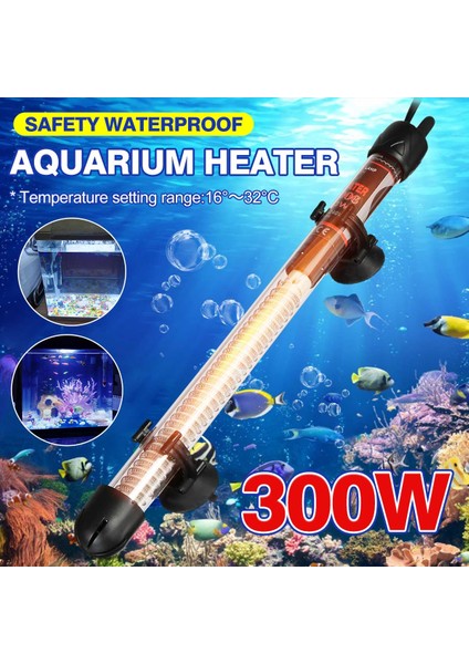 300W 3 Adet Tarzı Eu Fişli Sıcaklık Termostatı Isıtıcı Çubuk 25W 50W 100W 200W 300W Daldırma Akvaryum Balık Tankı Su Isı Sabit (Yurt Dışından) indirimleri