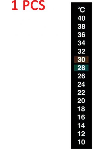 1 Adet Tarzı Akvaryum Balık Tankı Şerit Yapışkanı Renk Değiştiren Termometre Sıcaklık Sticker Yapışkan Çift Ölçekli Balık Akvaryum Pet Malzemeleri (Yurt Dışından)