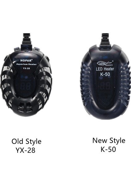 Siyah Stil K-50 50W Akvaryum Isıtıcı Elektrikli Isıtma Çubukları Dijital Sıcaklık Kontrol Cihazı Balık Tankı Kaplumbağa Tankı Balık Aksesuarları (Yurt Dışından)