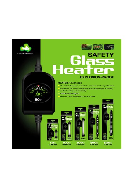 Isıtıcı Tarzı 50W Top Harici Kontrol Akvaryum Isıtıcı Yüksek Yoğunluklu Patlama Kuvars Cam Sıcaklık Bitki Taze Deniz Tankı (Yurt Dışından)